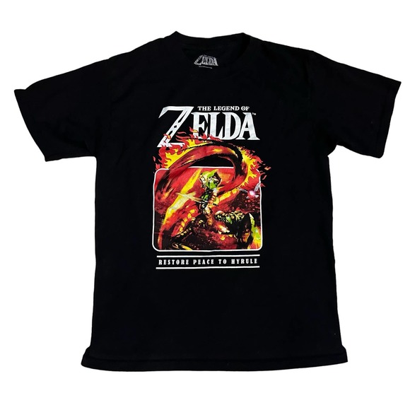The Legend Of Zelda Men's Restore Peace To Hyrule T-Shirt (medium) - Picture 1 of 4
